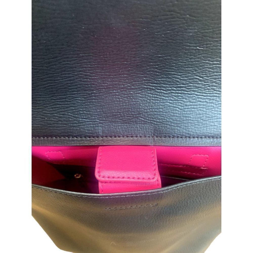 kate spade Foster Court Kirk Backpack Leather Black Sweetheart Pink - Picture 11 of 12